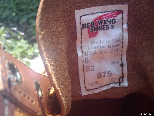 很多人都開過的箱 RED WING 875(5/15更新補圖-操了1個月後)