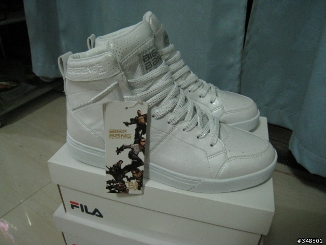 bigbang x fila no1 限定款 高筒球鞋