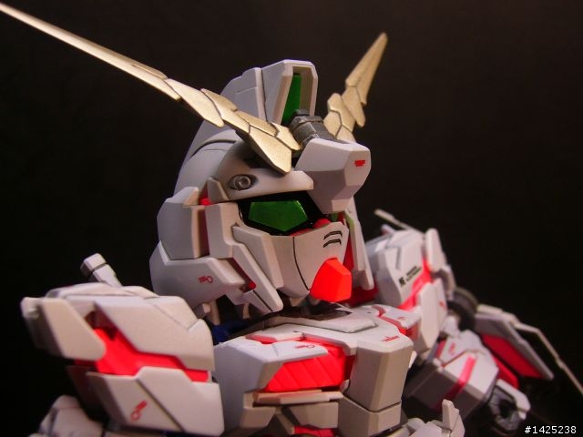 作品分享~   可愛的獸!?  BB RX-0 UNICORN GUNDAM
