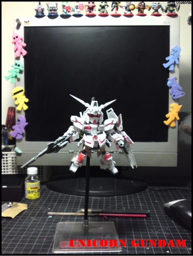 「不定期作品」EXIA改 新增進度+UNICORN GUNDAM 改