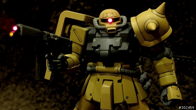 發光實驗作No.4 [HGUC] MS-06F2 Zaku II Type F2