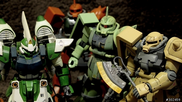 發光實驗作No.4 [HGUC] MS-06F2 Zaku II Type F2
