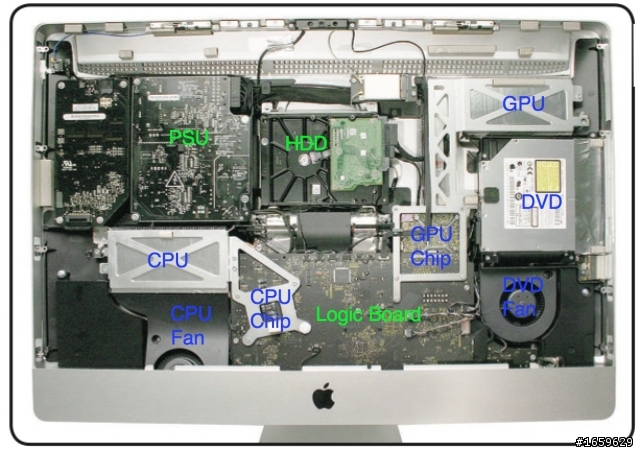 大家的 iMac 27 溫度怎麼樣？內部散熱機構的小小研究。