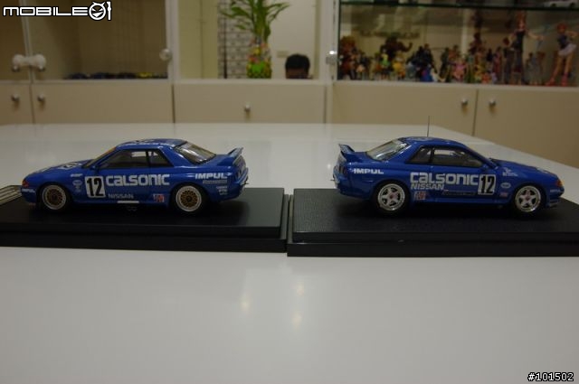 1/43 的 EBBRO 與 HPI 的比較圖