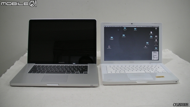 燦坤到貨之15"鏡面開箱和macbook舊款鏡面比較