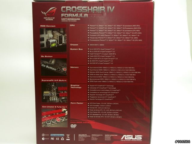 火紅大軍來襲!!ASUS ROG Crosshair IV Formula 開箱測試