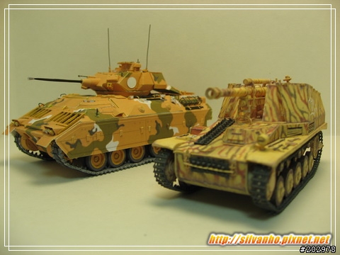 3D紙模-Wespe 自走榴砲