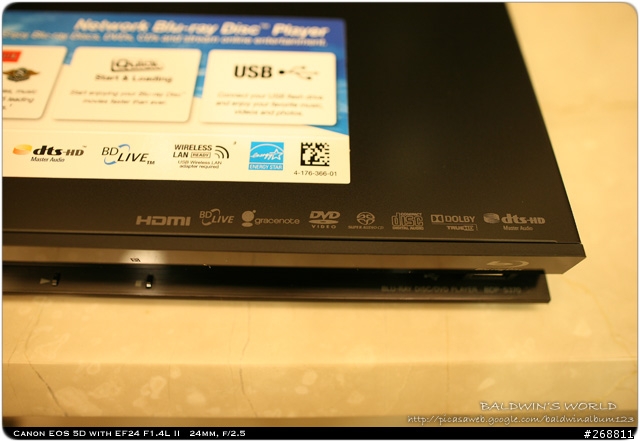 Sony BDP-S370 開箱