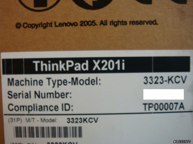 [開箱]ThinkPad X201i KCV 小黑風潮~~都會謎情
