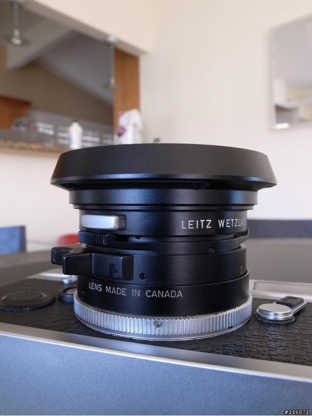 請教35mm summilux pre-asph 安裝在 m8的問題?