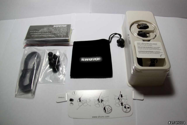 [開箱]耳道式耳機Shure SE102