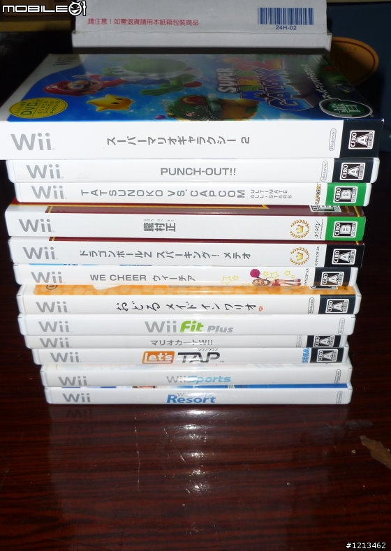[支持正版遊戲]，今年遊戲開箱文疊疊樂~WII篇