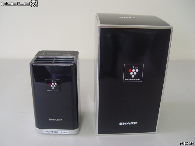[純開箱]SHARP IG-B20 攜帶型空氣清淨器 變壓器插頭可摺疊好攜帶.附整線器~