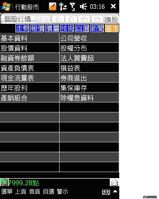 看盤軟體試用心得(三竹的「行動股市」)