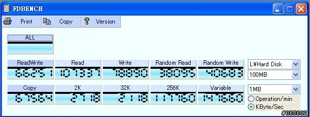我的7K500硬碟效能是否不佳
