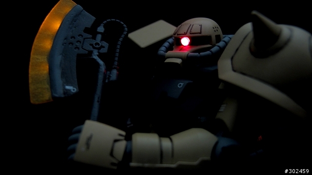 發光實驗作No.4 [HGUC] MS-06F2 Zaku II Type F2
