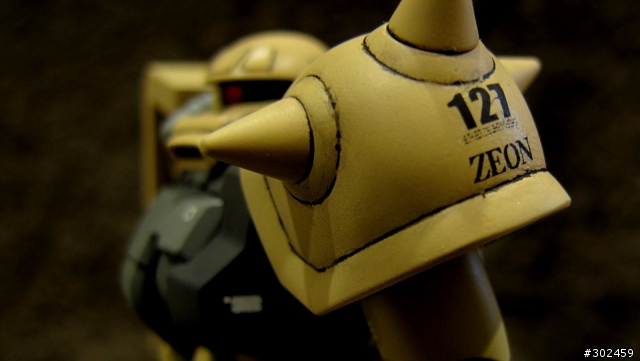 發光實驗作No.4 [HGUC] MS-06F2 Zaku II Type F2