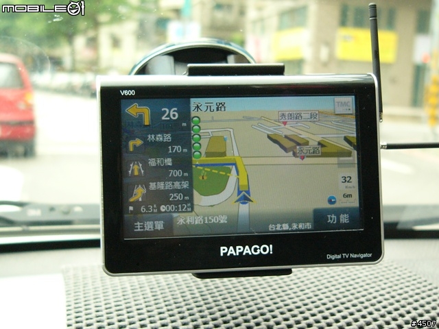 [新機實測]Papago V600實測