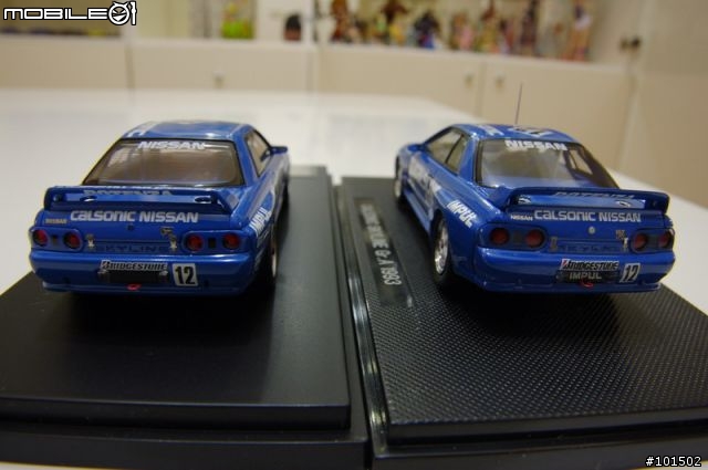 1/43 的 EBBRO 與 HPI 的比較圖
