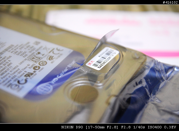 [開箱文] WD AAKS 500G 捷元保固 之 敗部復活 !!