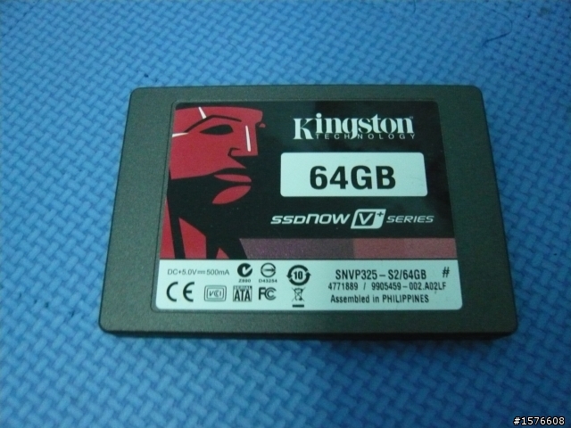 高效能高CP的SSD  Kingston SSDNOW V+ 64G開箱測試