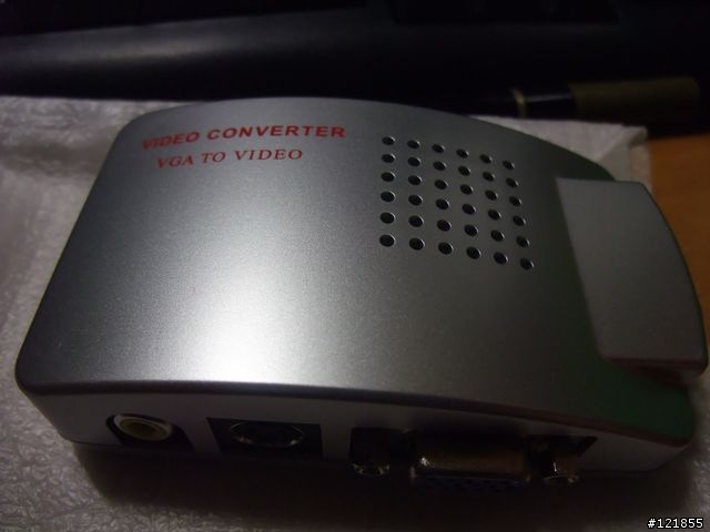 [開箱] 家庭劇院個人電腦 HTPC Part3 - PC TO TV視訊轉換盒
