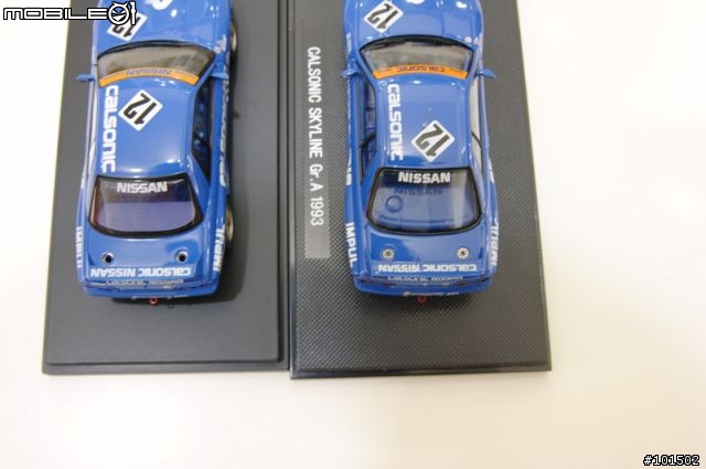 1/43 的 EBBRO 與 HPI 的比較圖