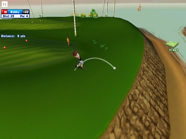 Let's Golf HD 被我玩到當機了...
