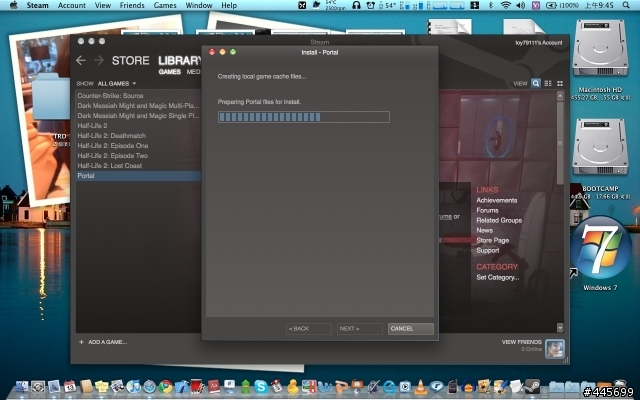 [分享]別再說你的Mac沒遊戲玩!!Steam for Mac正式版 (PC上最熱門的遊戲平台) PORTAL免費到5月24號