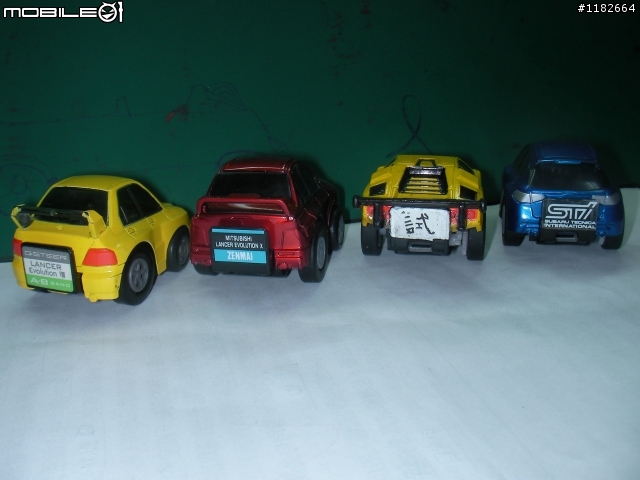 TOMY遙控車~~藍寶捷尼遙控車改裝part2   新增：我昨天拿到的Subaru GRB STI +可以換殼的EVO X        !歡迎放上自己車供觀賞