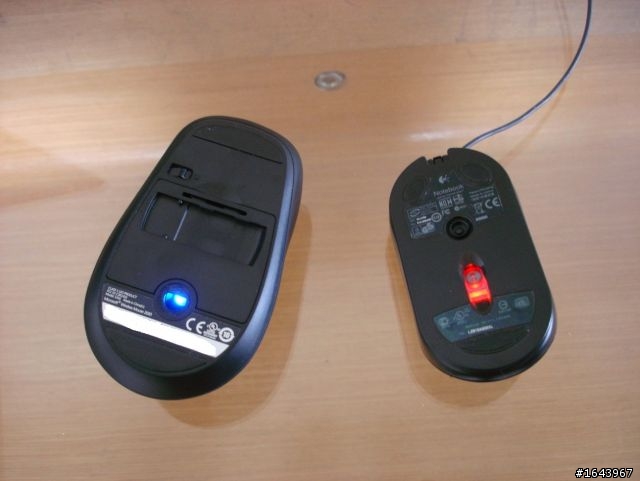 玻璃桌面我不怕  因為我是Microsoft Wireless Mouse 2000藍光鼠