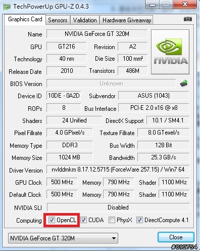 [5/26新增PhysX開啟方法]筆電顯卡是GT 320M的使用者請進來看看~也適用於K50ID與K40ID