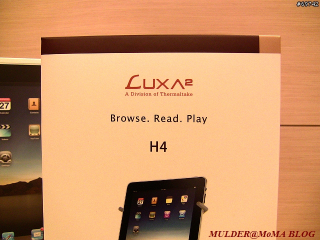 [MoMo桑分享] LUXA2 H4 Holder:iPad 最棒的iPad桌上立架/支架 !!