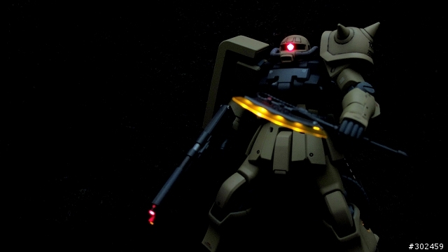 發光實驗作No.4 [HGUC] MS-06F2 Zaku II Type F2