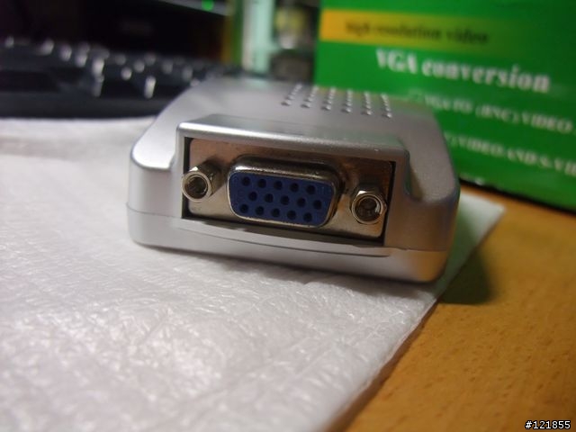 [開箱] 家庭劇院個人電腦 HTPC Part3 - PC TO TV視訊轉換盒