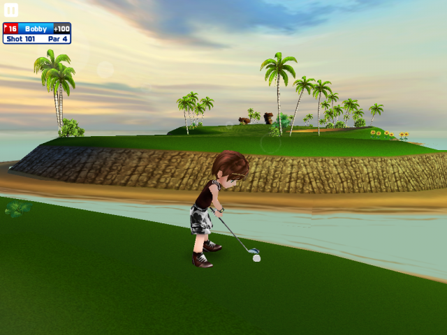 Let's Golf HD 被我玩到當機了...
