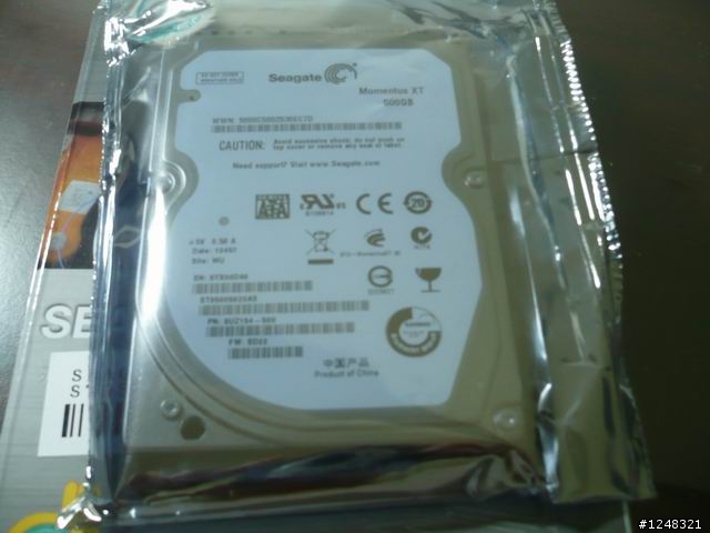Seagate Momentus XT 2.5吋固態混合硬碟火熱開箱