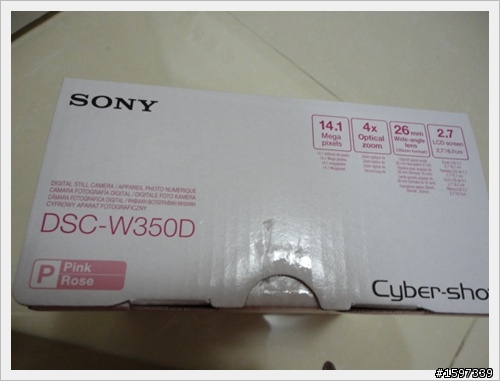 [開箱分享]春季限定版 DSC-W350D