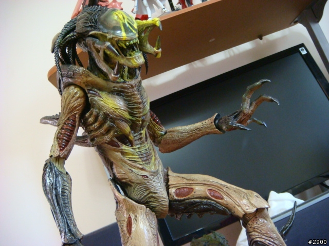 HOT TOYS 1/6比例日本限定完全版BOX AVP2 戰損終極異形