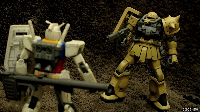 發光實驗作No.4 [HGUC] MS-06F2 Zaku II Type F2