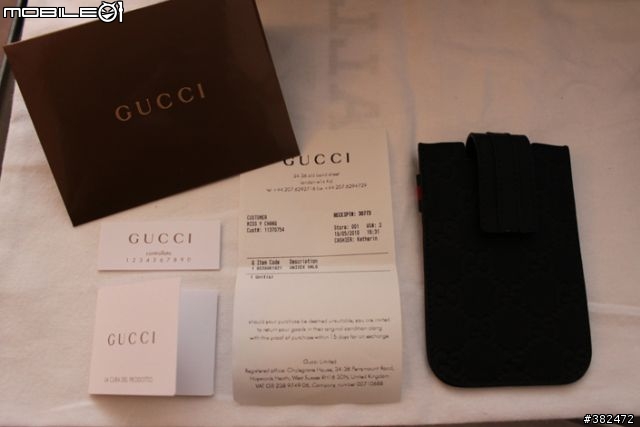 [開箱分享] Gucci 2010 iphone 最新手機皮套 頭暈暈腳軟軟 衝動入手開箱