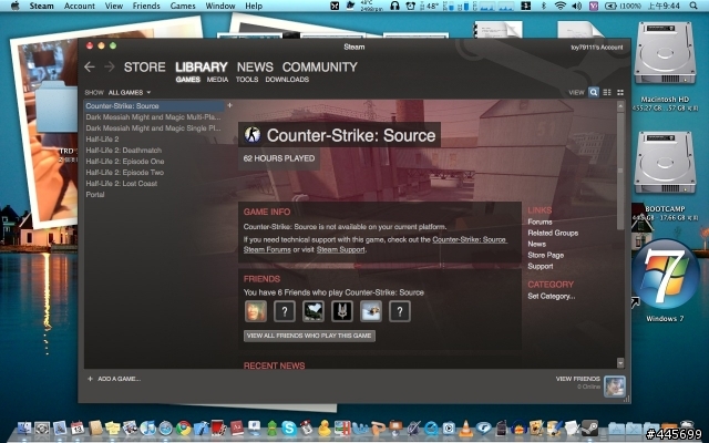 [分享]別再說你的Mac沒遊戲玩!!Steam for Mac正式版 (PC上最熱門的遊戲平台) PORTAL免費到5月24號