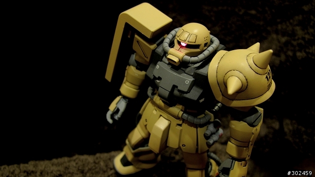 發光實驗作No.4 [HGUC] MS-06F2 Zaku II Type F2