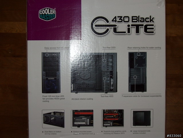 首發Cooler Master ELITE  430黑化透側 機殼1500以下的新選擇開箱裝機篇