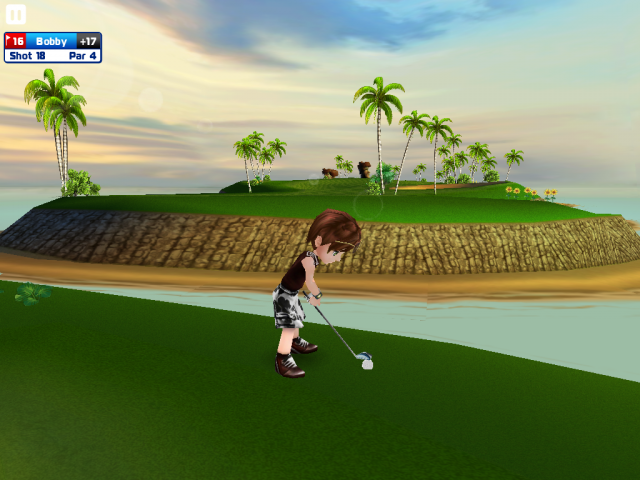 Let's Golf HD 被我玩到當機了...