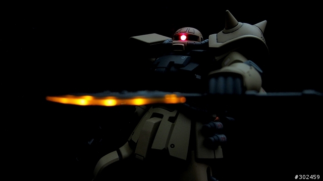 發光實驗作No.4 [HGUC] MS-06F2 Zaku II Type F2