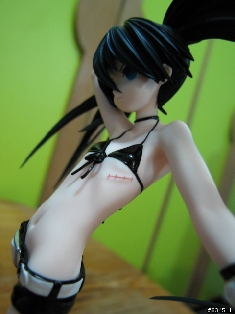 [開箱分享] {BRS_黑岩} (刀版) 1/8  BLACK★ROCK SHOOTER (Black blade ver. )__ (はちゅねミク主持)