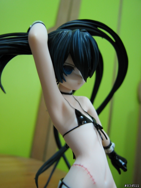 [開箱分享] {BRS_黑岩} (刀版) 1/8  BLACK★ROCK SHOOTER (Black blade ver. )__ (はちゅねミク主持)