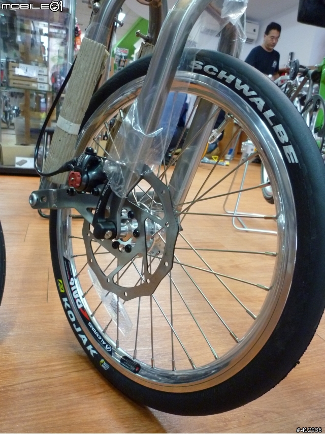 [開箱] BROMPTON Titanium 2010年式 蘋果綠 客製P把鈦布! 鈦布vs鈦鳥大比拼~