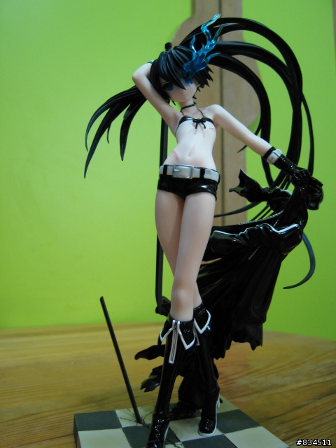 [開箱分享] {BRS_黑岩} (刀版) 1/8  BLACK★ROCK SHOOTER (Black blade ver. )__ (はちゅねミク主持)